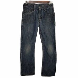 Levi's 514 Slim‎ Straight Leg Distressed Jeans Men's 27x27 Denim Medium Wash